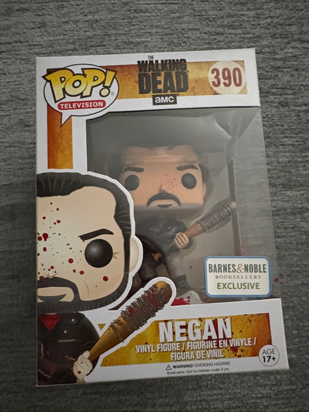 Funko Pop! Television The Walking Dead Negan Vinyl Figure - Black/Brown/Red